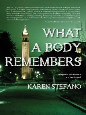 cover image of What a Body Remembers